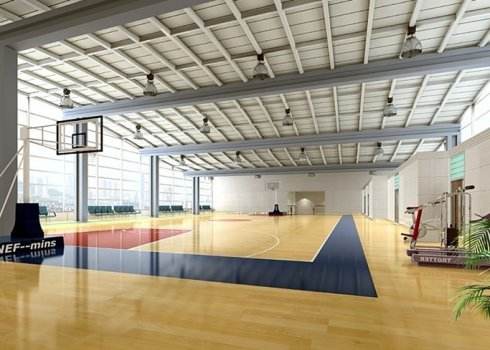 实木体育地板安装